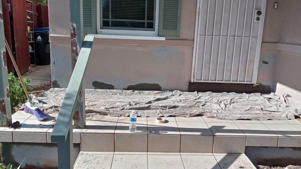 Cool Life Paint work by RemodeLA Builders on a Los Angeles home