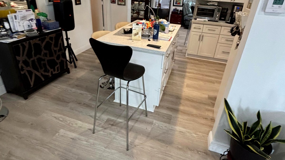 Flooring Installation work by RemodeLA Builders on a Los Angeles home